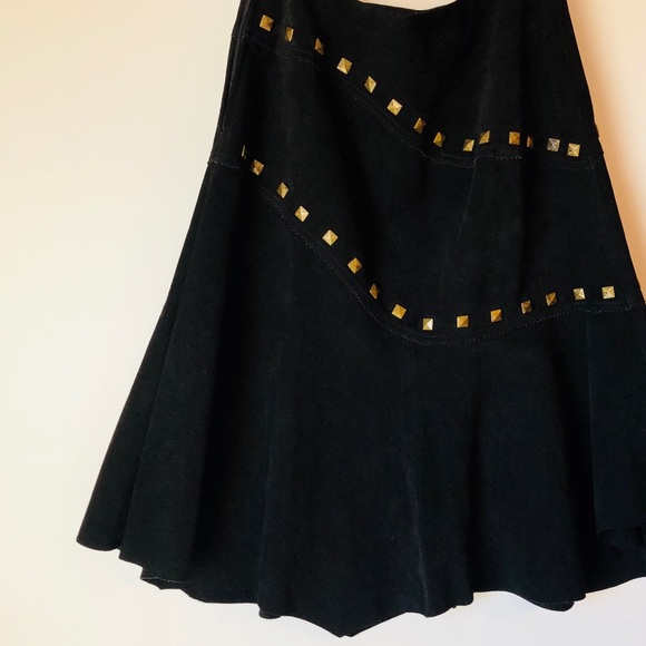 Alberto Makali Suede Leather Skirt - Picture 5 of 5